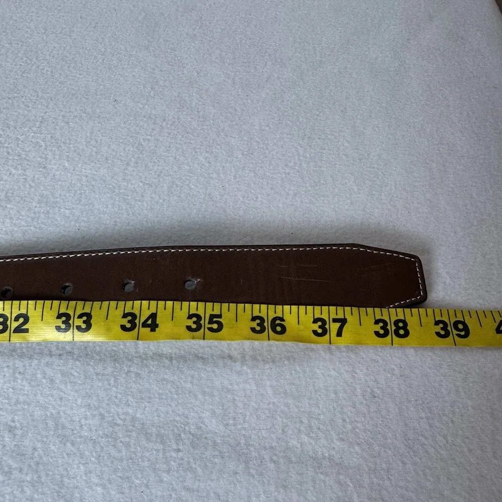 Swiss Gear Men's Medium 32-36 Black Brown Reversible Belt Bonded Leather